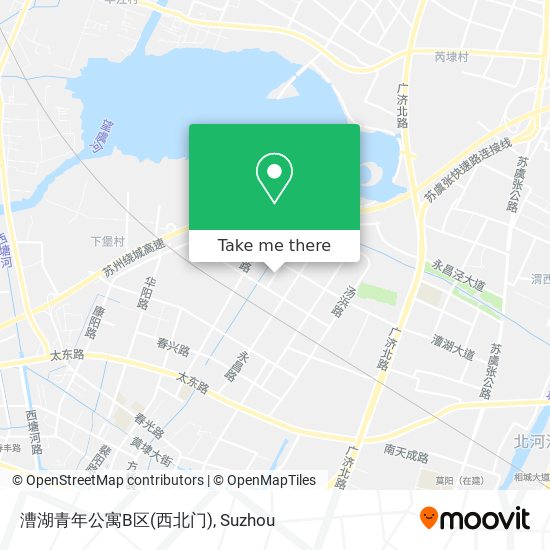漕湖青年公寓B区(西北门) map