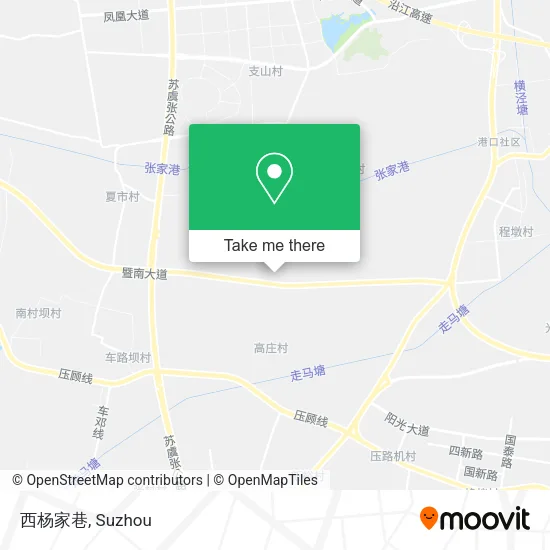 西杨家巷 map