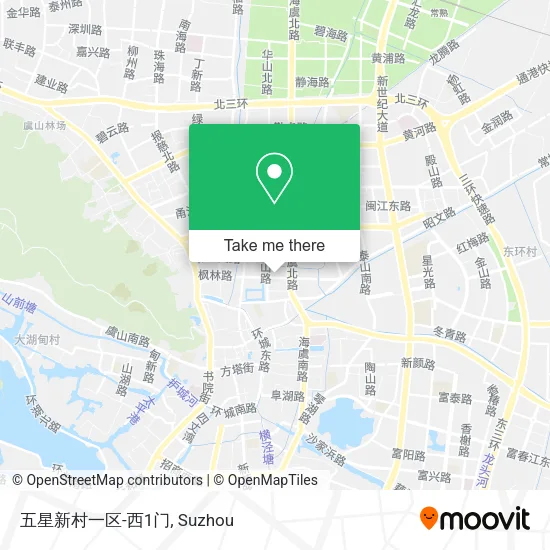五星新村一区-西1门 map