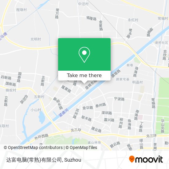 达富电脑(常熟)有限公司 map