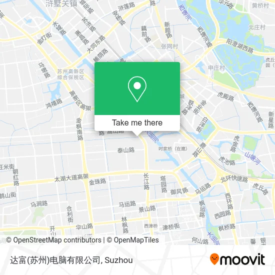 达富(苏州)电脑有限公司 map