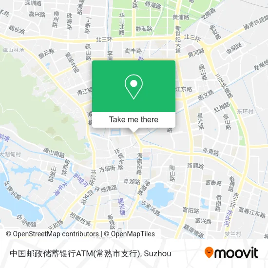 中国邮政储蓄银行ATM(常熟市支行) map
