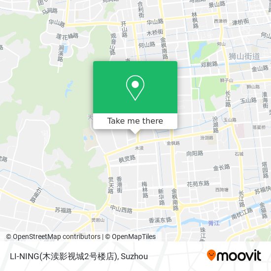 LI-NING(木渎影视城2号楼店) map