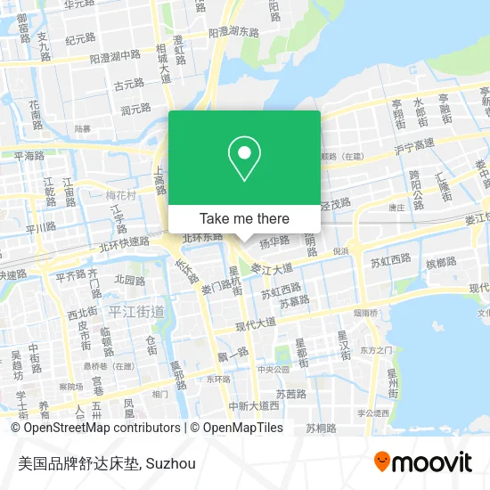 美国品牌舒达床垫 map