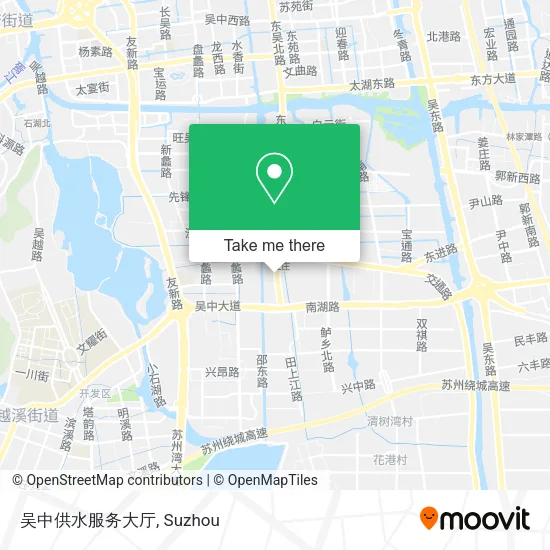 吴中供水服务大厅 map