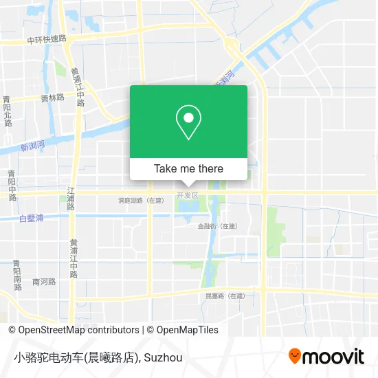 小骆驼电动车(晨曦路店) map