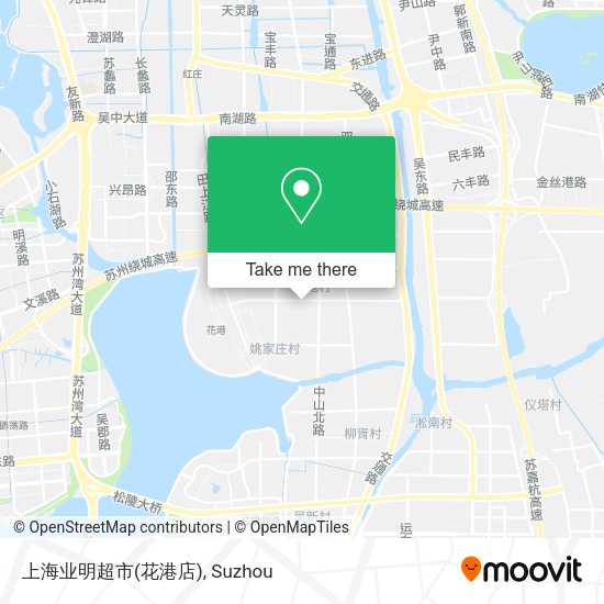上海业明超市(花港店) map