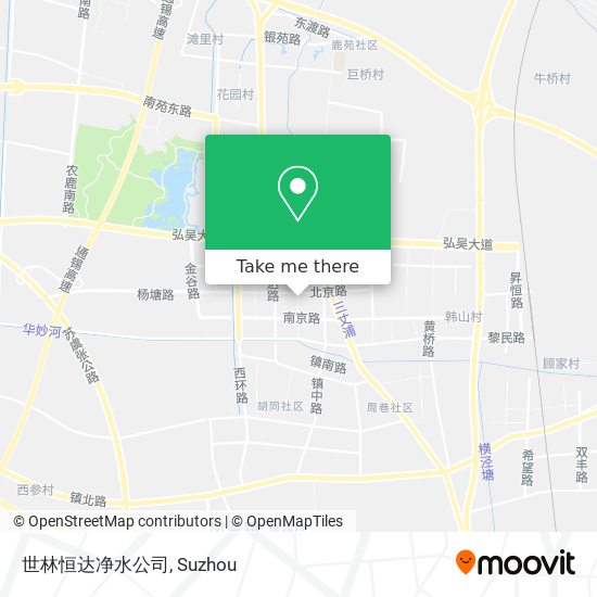 世林恒达净水公司 map