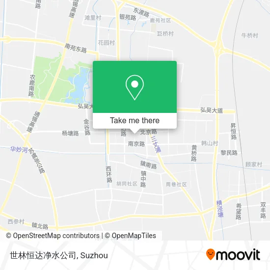 世林恒达净水公司 map