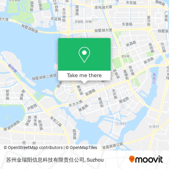 苏州金瑞阳信息科技有限责任公司 map