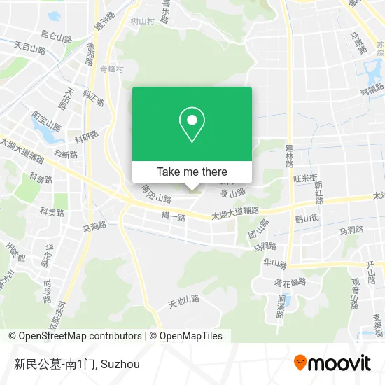 新民公墓-南1门 map