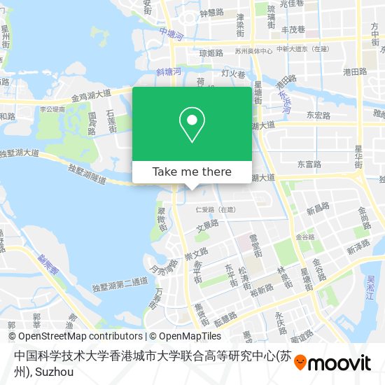 中国科学技术大学香港城市大学联合高等研究中心(苏州) map