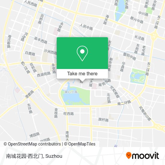 南城花园-西北门 map