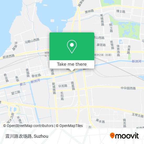 震川路农场路 map