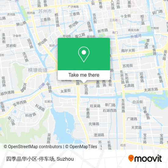 四季晶华小区-停车场 map