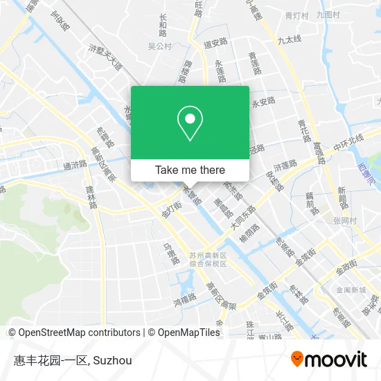 惠丰花园-一区 map