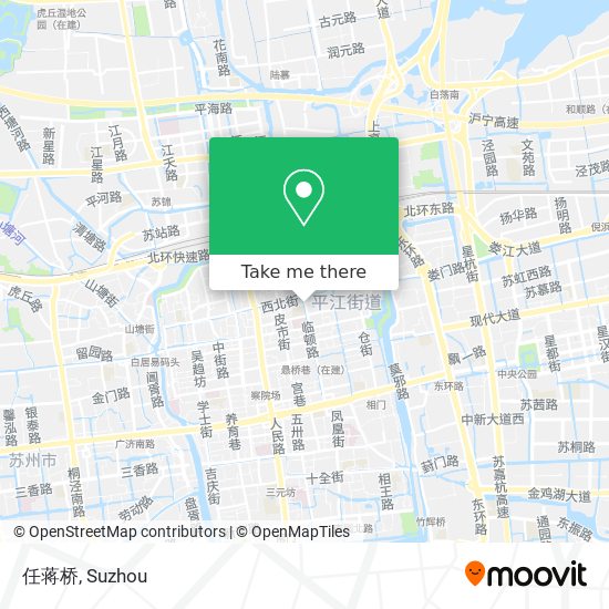 任蒋桥 map