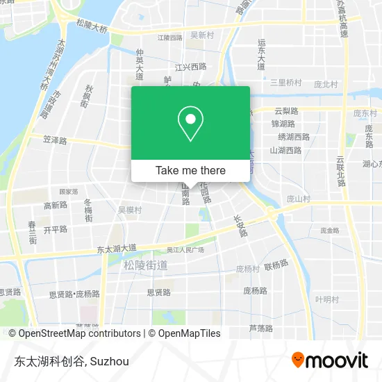东太湖科创谷 map