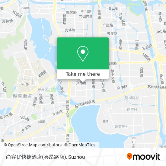 尚客优快捷酒店(兴昂路店) map