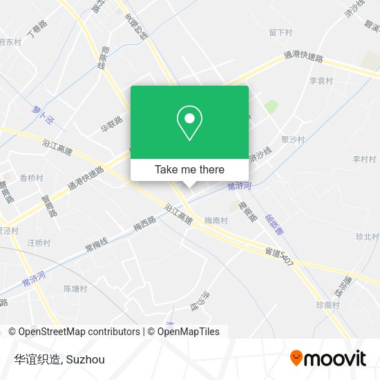华谊织造 map