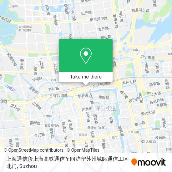 上海通信段上海高铁通信车间沪宁苏州城际通信工区-北门 map