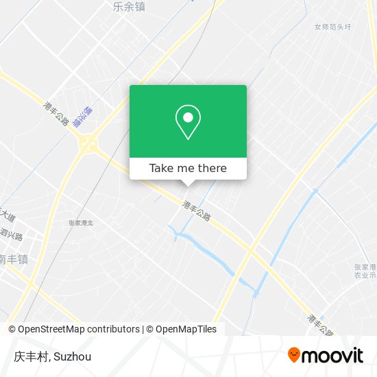 庆丰村 map