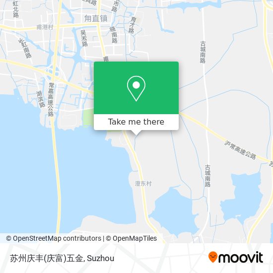 苏州庆丰(庆富)五金 map