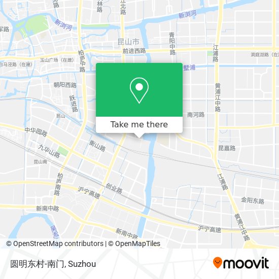 圆明东村-南门 map