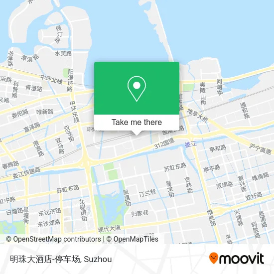 明珠大酒店-停车场 map