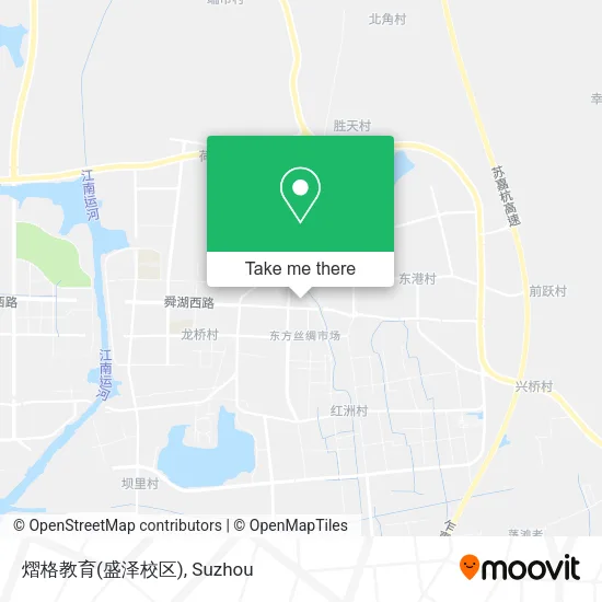 熠格教育(盛泽校区) map