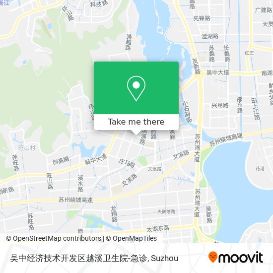 吴中经济技术开发区越溪卫生院-急诊 map