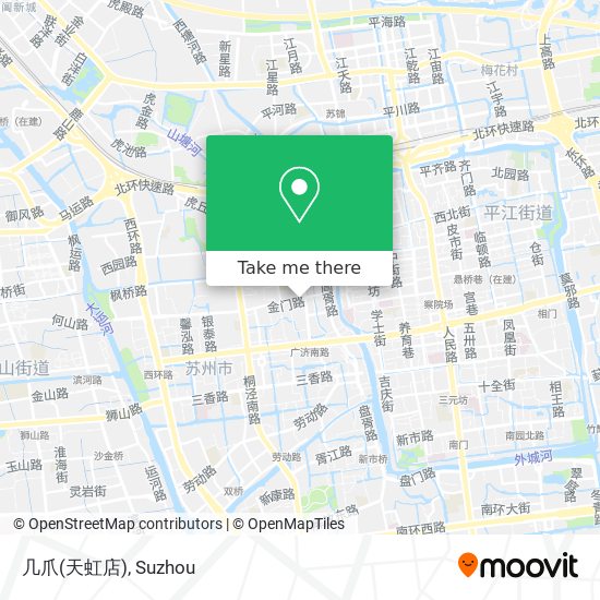 几爪(天虹店) map