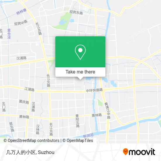 几万人的小区 map