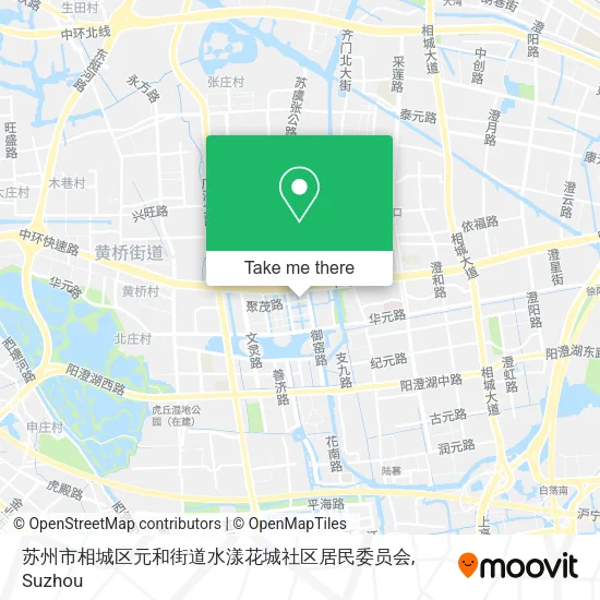 苏州市相城区元和街道水漾花城社区居民委员会 map