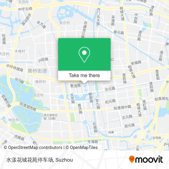 水漾花城花苑停车场 map