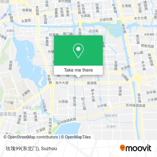 玫瑰99(东北门) map