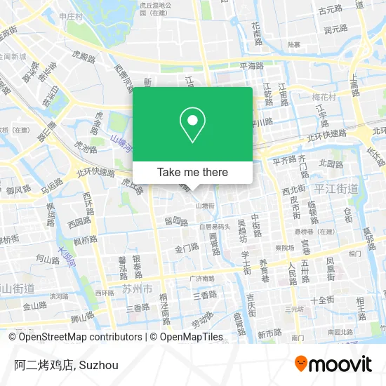 阿二烤鸡店 map