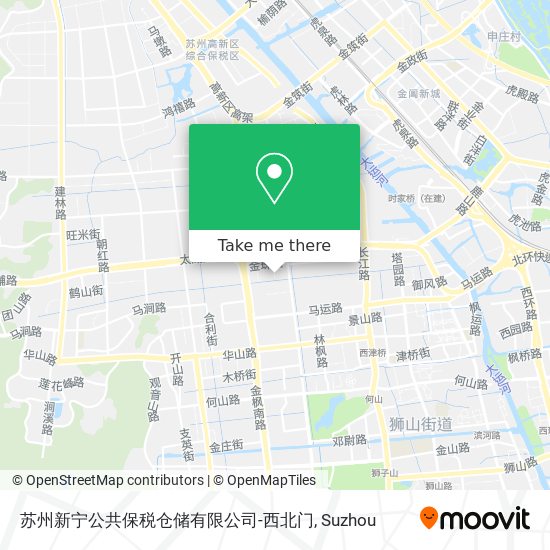 苏州新宁公共保税仓储有限公司-西北门 map