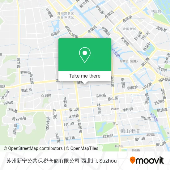 苏州新宁公共保税仓储有限公司-西北门 map