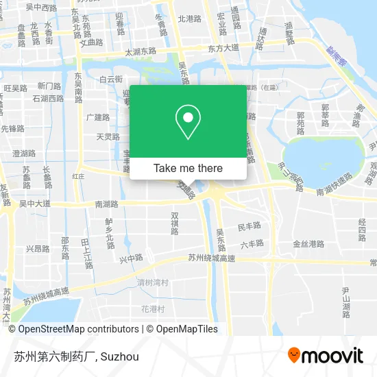 苏州第六制药厂 map
