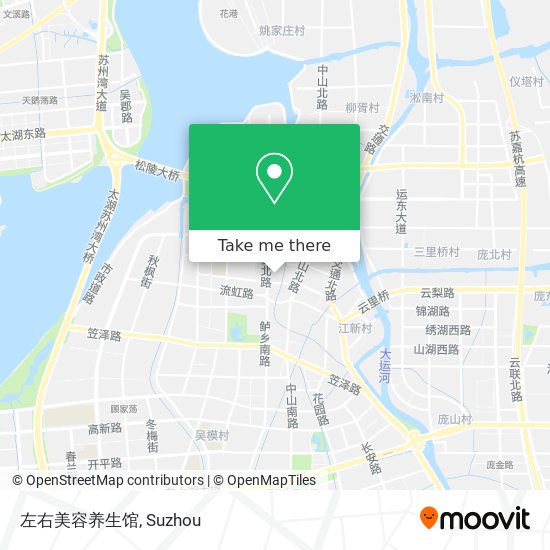 左右美容养生馆 map