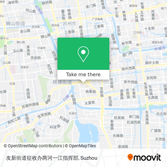 友新街道征收办两河一江指挥部 map