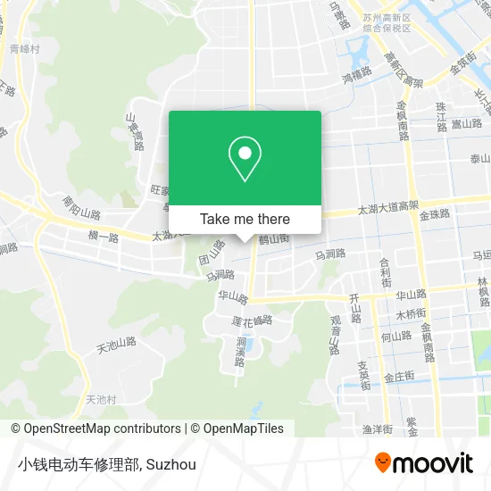 小钱电动车修理部 map