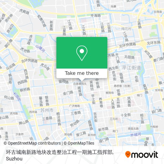 环古城南新路地块改造整治工程一期施工指挥部 map