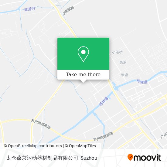 太仓葆京运动器材制品有限公司 map