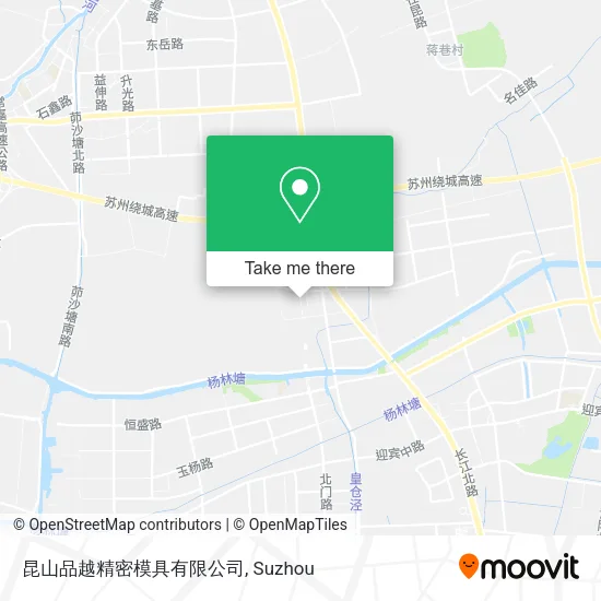 昆山品越精密模具有限公司 map