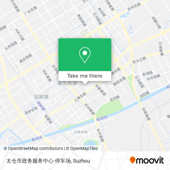 太仓市政务服务中心-停车场 map