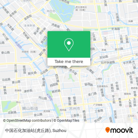 中国石化加油站(虎丘路) map