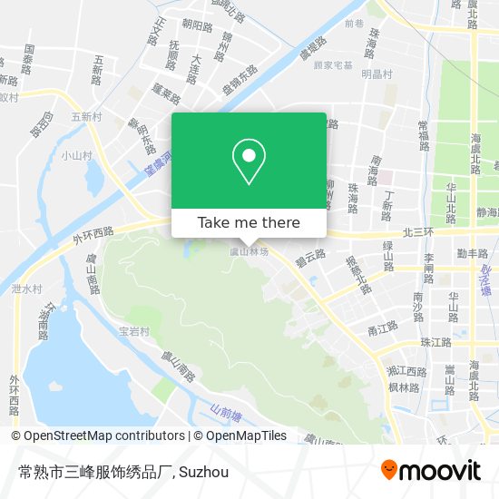 常熟市三峰服饰绣品厂 map