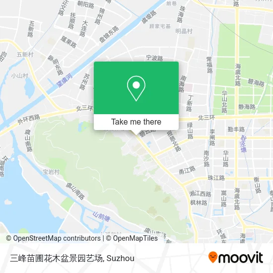 三峰苗圃花木盆景园艺场 map